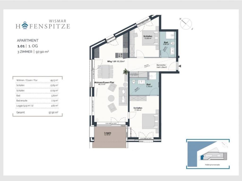 Apartament Hafenspitze App 01 Wißmar Zewnętrze zdjęcie
